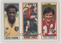 Stan Cummins, Robbie James, Justin Fashanu