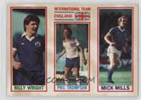 Billy Wright, Phil Thompson, Mick Mills