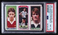 Mike Duxbury, Steve Archibald, Kenny Dalglish [PSA 8 NM‑MT]