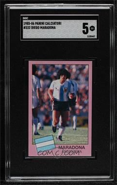 1985-86 Panini Calciatori Stickers - [Base] #332 - Diego Maradona [SGC 5 EX]