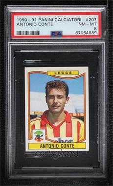 1990-91 Panini Calciatori Stickers - [Base] #207 - Antonio Conte [PSA 8 NM‑MT]