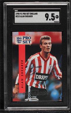 1990-91 Pro Set - [Base] #213 - Alan Shearer  [SGC 9.5 Mint+]