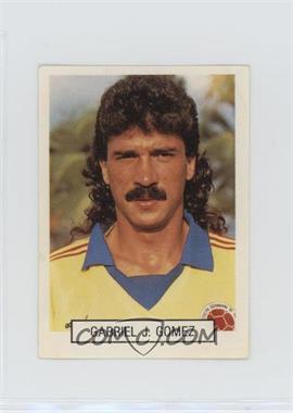 1990 Semic Pres Fotboll VM 90 Stickers - [Base] - Mars Back #258 - Gabriel J. Gomez [EX to NM]