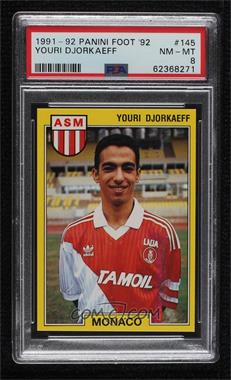 1991-92 Panini Foot Album Stickers 92 - [Base] #145 - Youri Djorkaeff [PSA 8 NM‑MT]