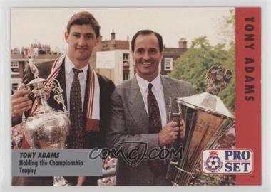 1991-92 Pro Set English League Fixtures - [Base] #1 - Tony Adams