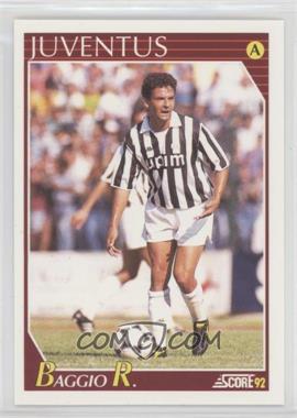 1991-92 Score Italian - [Base] #145 - Roberto Baggio