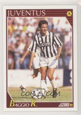 1991-92 Score Italian - [Base] #145 - Roberto Baggio