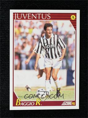 1991-92 Score Italian - [Base] #145 - Roberto Baggio