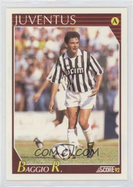 1991-92 Score Italian - [Base] #145 - Roberto Baggio