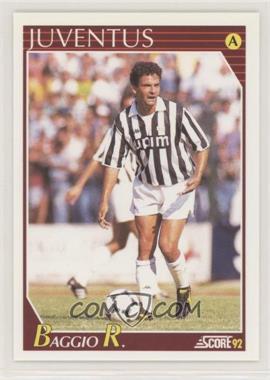 1991-92 Score Italian - [Base] #145 - Roberto Baggio