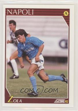 1991-92 Score Italian - [Base] #190 - Gianfranco Zola