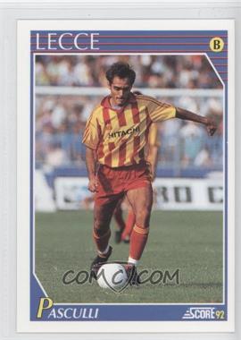 1991-92 Score Italian - [Base] #302 - Pedro Pablo Pasculli