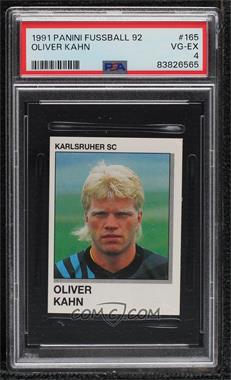 1992 Panini Fussball 92 Album Stickers - [Base] #165 - Oliver Kahn [PSA 4 VG‑EX]