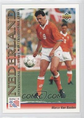 1993 Upper Deck World Cup 94 Preview English/German - [Base] #101 - International All-Stars - Marco Van Basten