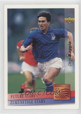 1993 Upper Deck World Cup 94 Preview English/German - [Base] #148 - Future Stars - Dino Baggio