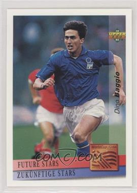 1993 Upper Deck World Cup 94 Preview English/German - [Base] #148 - Future Stars - Dino Baggio