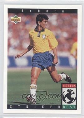 1993 Upper Deck World Cup 94 Preview English/Spanish - [Base] #104 - World's Best - Bebeto