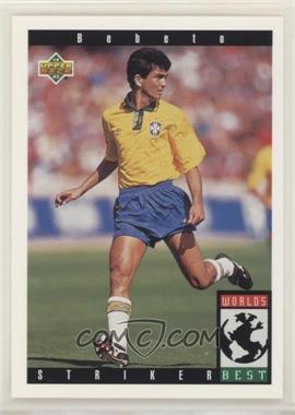 1993 Upper Deck World Cup 94 Preview English/Spanish - [Base] #104 - World's Best - Bebeto