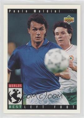 1993 Upper Deck World Cup 94 Preview English/Spanish - [Base] #105 - World's Best - Paolo Maldini