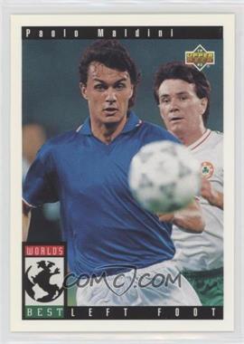 1993 Upper Deck World Cup 94 Preview English/Spanish - [Base] #105 - World's Best - Paolo Maldini