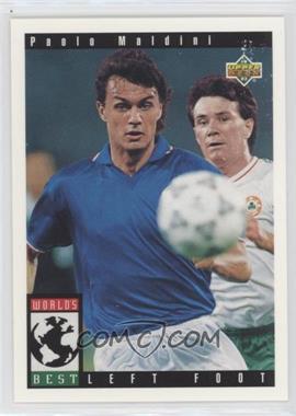 1993 Upper Deck World Cup 94 Preview English/Spanish - [Base] #105 - World's Best - Paolo Maldini