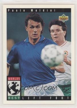 1993 Upper Deck World Cup 94 Preview English/Spanish - [Base] #105 - World's Best - Paolo Maldini