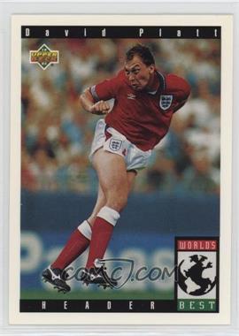 1993 Upper Deck World Cup 94 Preview English/Spanish - [Base] #115 - World's Best - David Platt