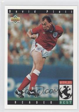 1993 Upper Deck World Cup 94 Preview English/Spanish - [Base] #115 - World's Best - David Platt