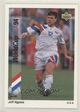 1993 Upper Deck World Cup 94 Preview English/Spanish - [Base] #12 - Jeff Agoos