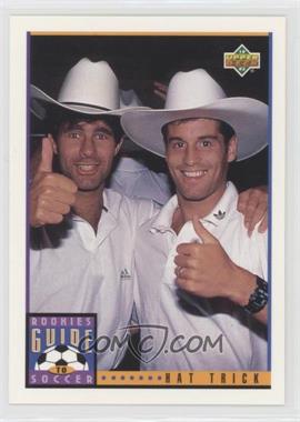 1993 Upper Deck World Cup 94 Preview English/Spanish - [Base] #124 - Rookies Guide to Soccer - Hat Trick (Roy Wegerle, John Harkes)