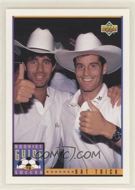 1993 Upper Deck World Cup 94 Preview English/Spanish - [Base] #124 - Rookies Guide to Soccer - Hat Trick (Roy Wegerle, John Harkes)