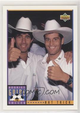 1993 Upper Deck World Cup 94 Preview English/Spanish - [Base] #124 - Rookies Guide to Soccer - Hat Trick (Roy Wegerle, John Harkes)