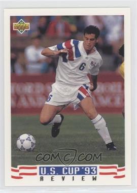 1993 Upper Deck World Cup 94 Preview English/Spanish - [Base] #134 - U.S. Cup '93 Review - John Harkes