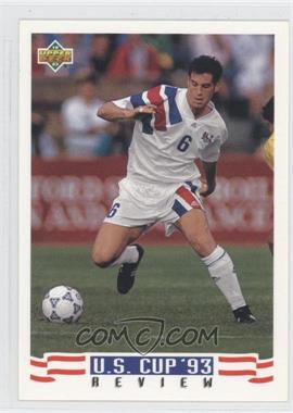 1993 Upper Deck World Cup 94 Preview English/Spanish - [Base] #134 - U.S. Cup '93 Review - John Harkes