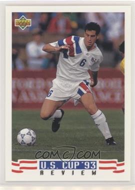 1993 Upper Deck World Cup 94 Preview English/Spanish - [Base] #134 - U.S. Cup '93 Review - John Harkes