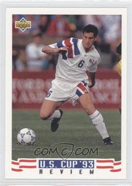 1993 Upper Deck World Cup 94 Preview English/Spanish - [Base] #134 - U.S. Cup '93 Review - John Harkes