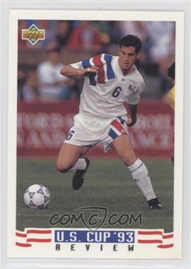 1993 Upper Deck World Cup 94 Preview English/Spanish - [Base] #134 - U.S. Cup '93 Review - John Harkes