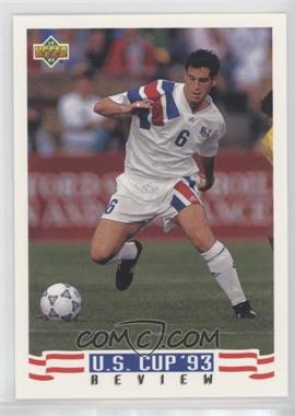 1993 Upper Deck World Cup 94 Preview English/Spanish - [Base] #134 - U.S. Cup '93 Review - John Harkes