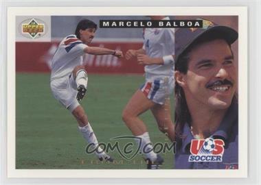 1993 Upper Deck World Cup 94 Preview English/Spanish - [Base] #158 - From The Sidelines - Marcelo Balboa