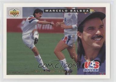 1993 Upper Deck World Cup 94 Preview English/Spanish - [Base] #158 - From The Sidelines - Marcelo Balboa