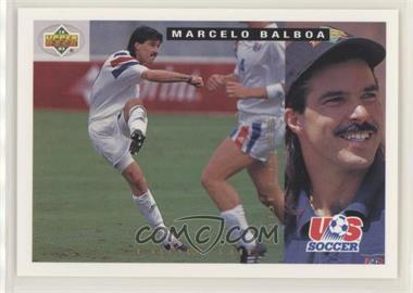 1993 Upper Deck World Cup 94 Preview English/Spanish - [Base] #158 - From The Sidelines - Marcelo Balboa