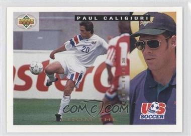 1993 Upper Deck World Cup 94 Preview English/Spanish - [Base] #164 - From The Sidelines - Paul Caligiuri