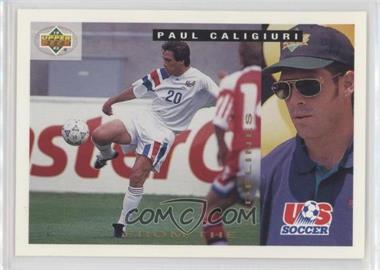 1993 Upper Deck World Cup 94 Preview English/Spanish - [Base] #164 - From The Sidelines - Paul Caligiuri