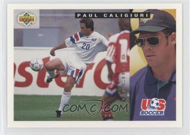 1993 Upper Deck World Cup 94 Preview English/Spanish - [Base] #164 - From The Sidelines - Paul Caligiuri