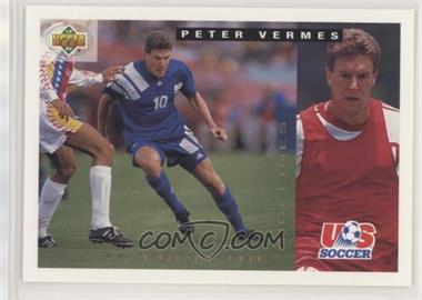 1993 Upper Deck World Cup 94 Preview English/Spanish - [Base] #165 - From The Sidelines - Peter Vermes