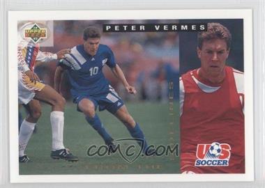 1993 Upper Deck World Cup 94 Preview English/Spanish - [Base] #165 - From The Sidelines - Peter Vermes