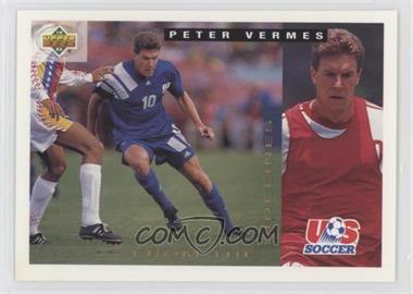 1993 Upper Deck World Cup 94 Preview English/Spanish - [Base] #165 - From The Sidelines - Peter Vermes