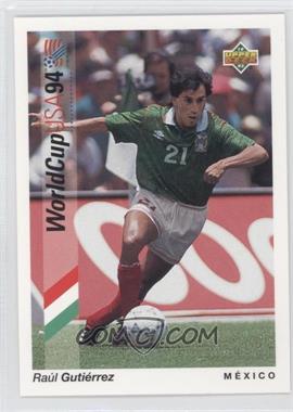 1993 Upper Deck World Cup 94 Preview English/Spanish - [Base] #31 - Raul Gutierrez