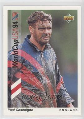 1993 Upper Deck World Cup 94 Preview English/Spanish - [Base] #79.1 - Paul Gascoigne (Uncorrected Error: Should be card 80)