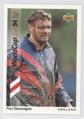 1993 Upper Deck World Cup 94 Preview English/Spanish - [Base] #79.1 - Paul Gascoigne (Uncorrected Error: Should be card 80)